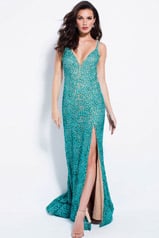 58433 Teal/Nude front