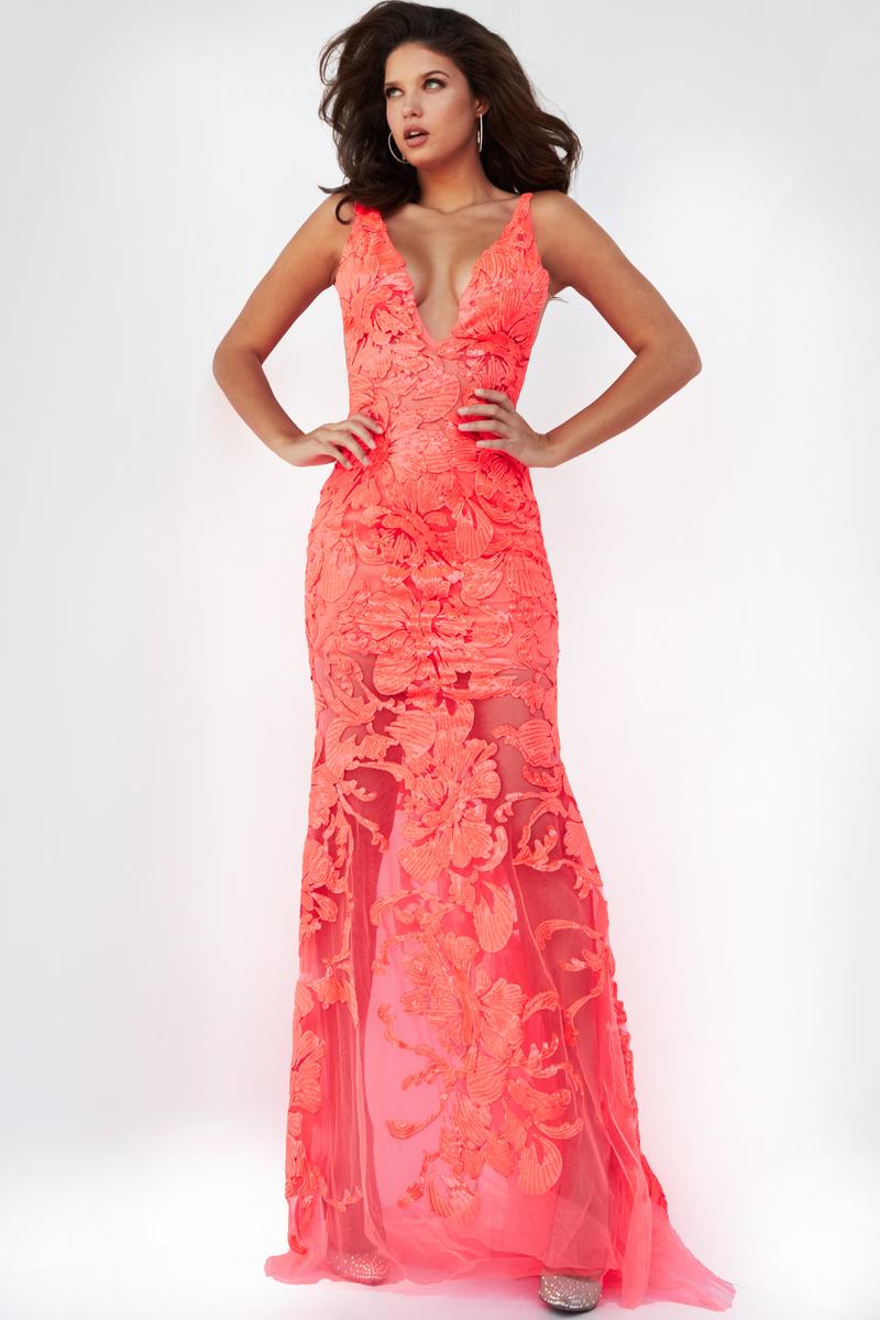Jovani 23354 One Shoulder Embellished Evening Dress | NorasBridalBoutiqueNY