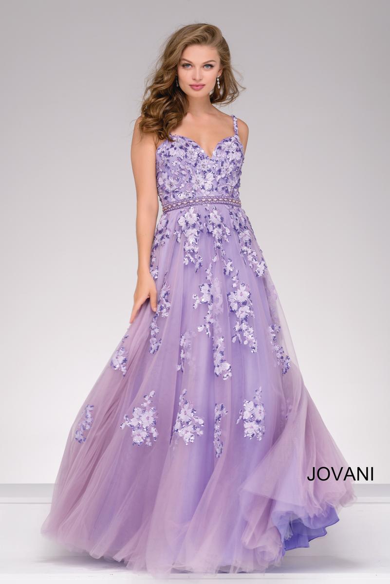 Jovani 62800 Embellished Three Quarter Sleeves Evening Gown SALE |  NorasBridalBoutiqueNY