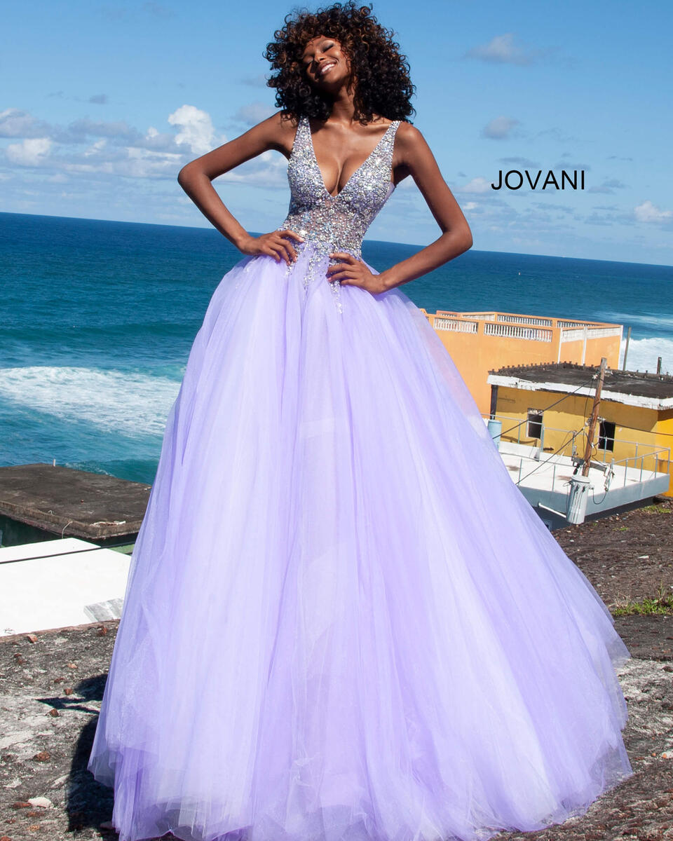 jovani purple prom dress 43623 Jovani Prom