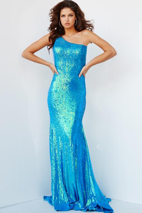 Jovani 37649 Fitted Long Prom Dressc Beaded Sequin Corset High Slit Train  Formal Pageant Gown