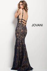 50923 Navy/Nude back