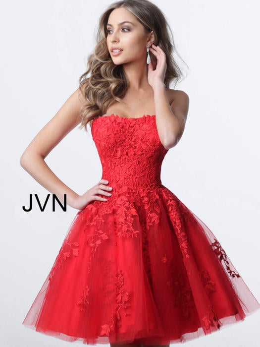 JVN by Jovani Short Formal Homecoming Cocktail Party Dress JVN1830