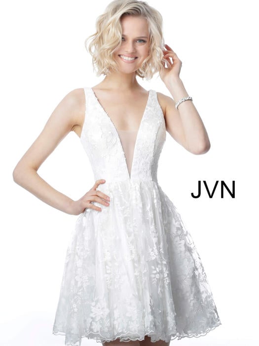 JVN by Jovani Short Formal Homecoming Cocktail Party Dress JVN2434