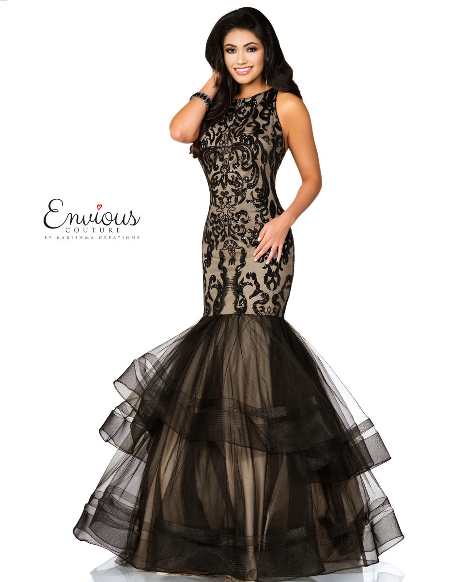 Envious Couture Prom by Karishma E1047