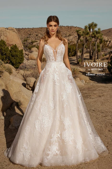 Ivoire by Kitty Chen Couture V2100