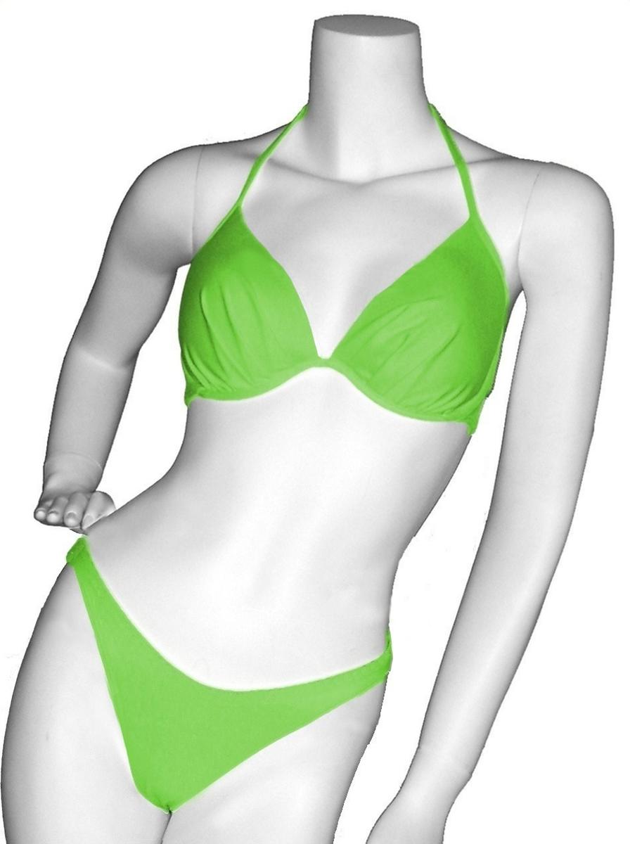 Sherri model green bikini