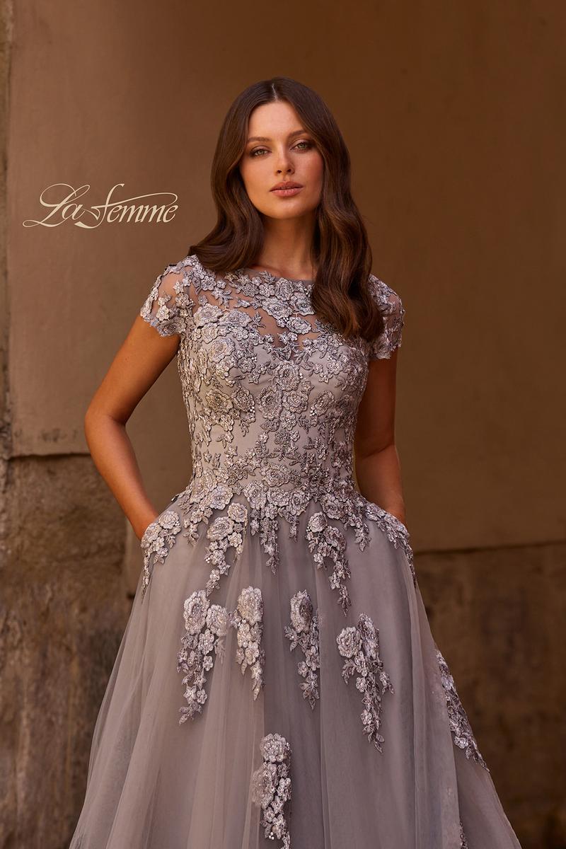La Femme Evening 26907 Susan Rose Gowns and Dresses-Fort