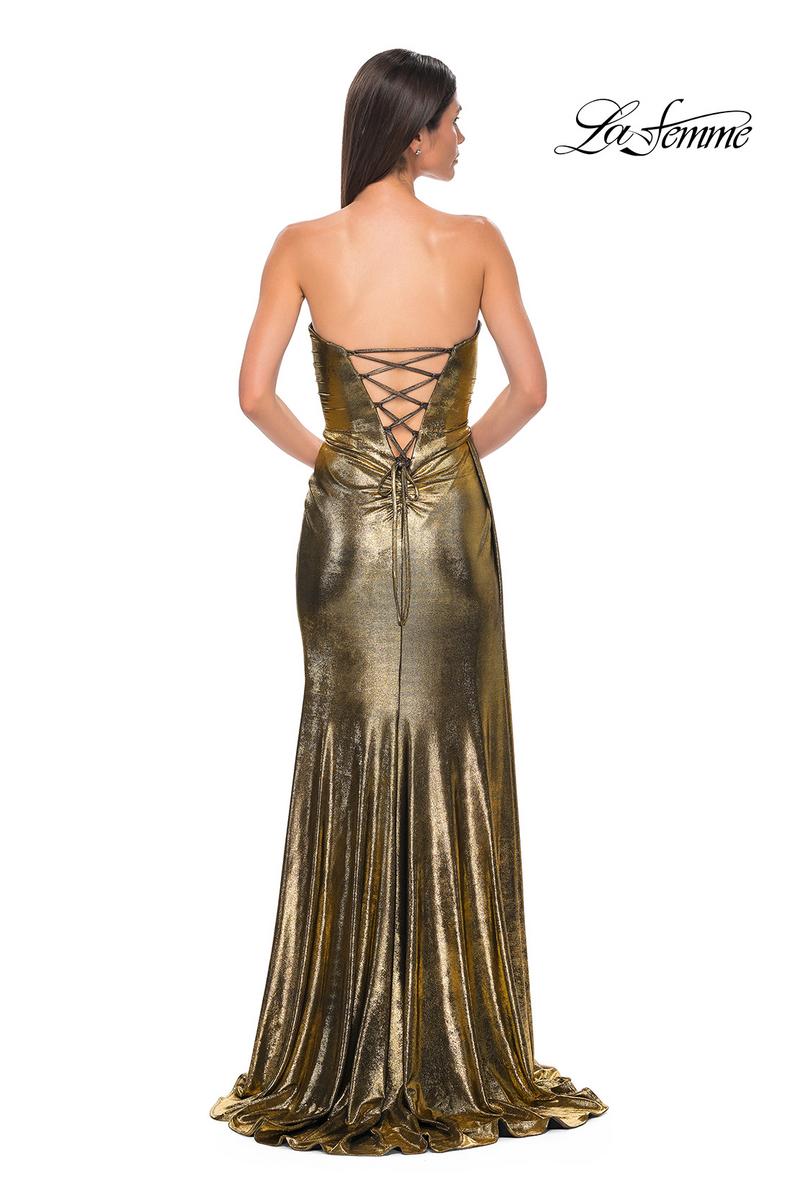 la femme gold sequin dress Prom Dress Style #18446
