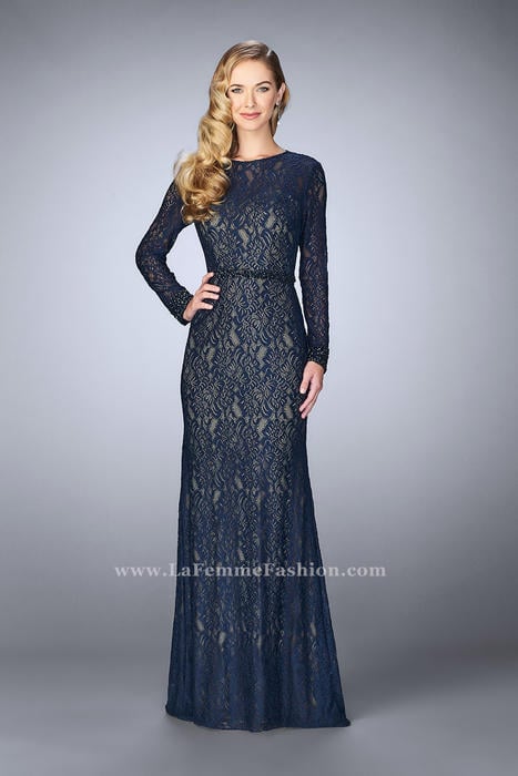 La Femme Evening Dress 23115