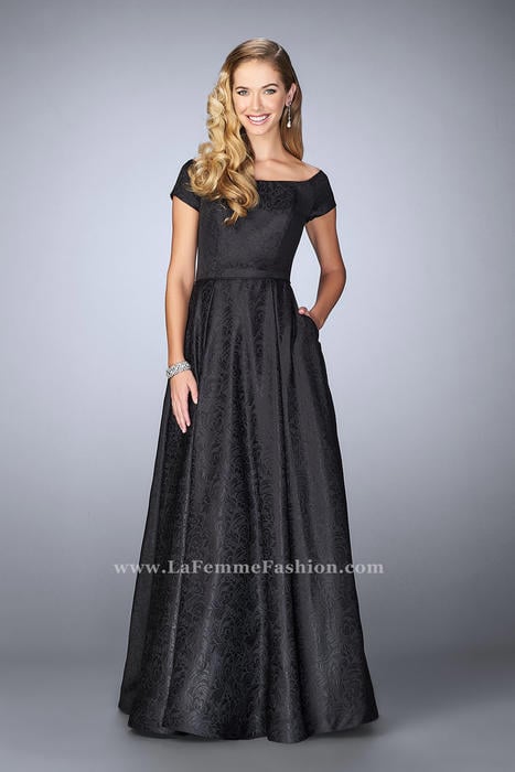 La Femme Evening Dress 24859