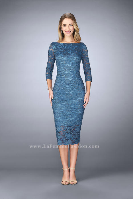 La Femme Evening Dress 24875