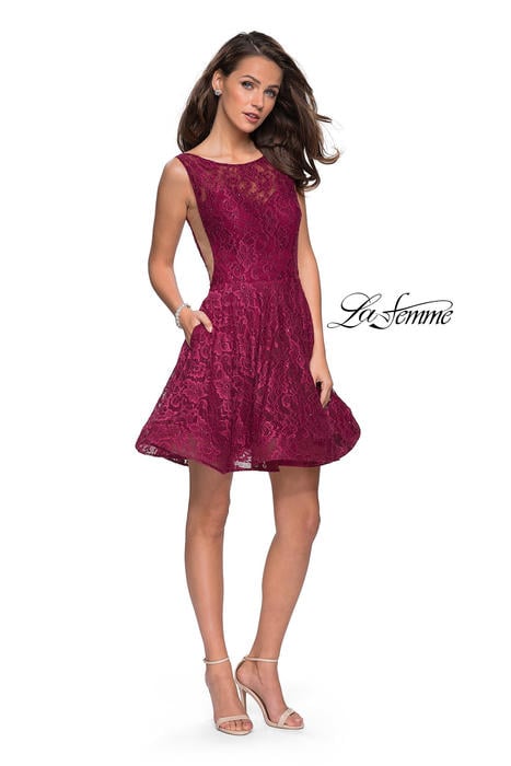 La Femme Short Dress 26616