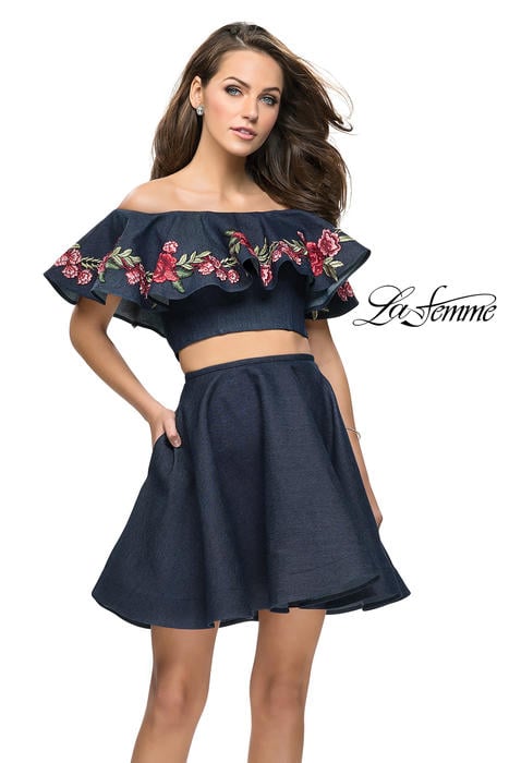 La Femme Short Dress 26627