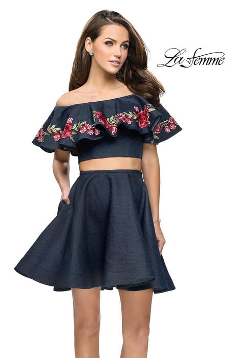 La Femme Short Dress 26627