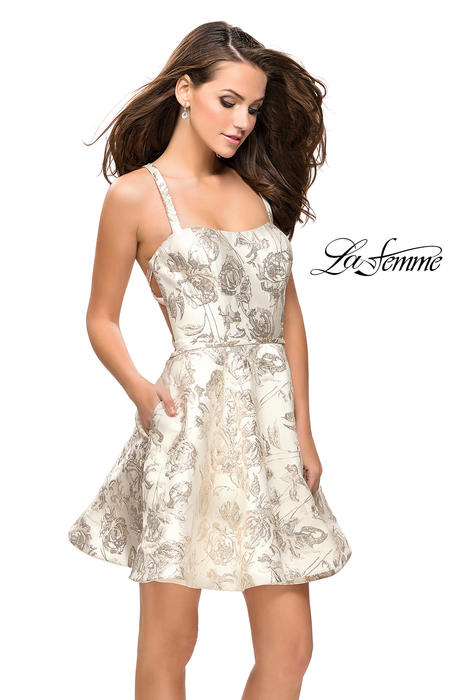 La Femme Short Dress 26656