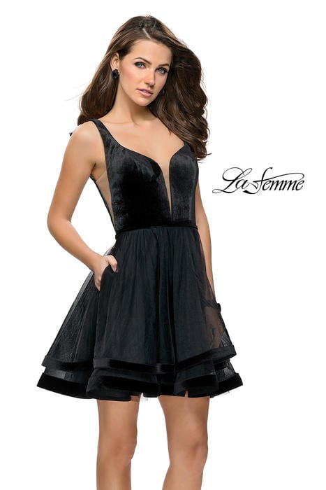 La Femme Short Dress 26701