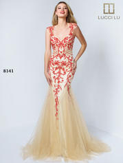 8141 Red/Nude front