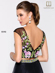 8192 Black Embroidery back