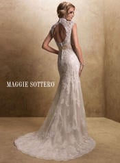 Bronwyn By Maggie Sottero Ivory Over Light Gold back