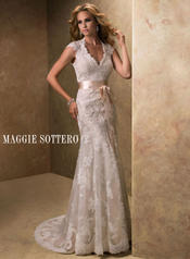 Bronwyn By Maggie Sottero Ivory Over Light Gold front