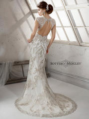 Clementine-4SC988 Ivory With Silver/Gold Accent back