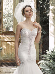 Cerise by Maggie Sottero Ivory/Silver Accent detail
