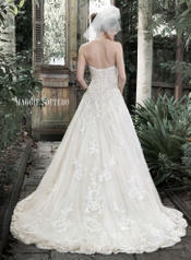 5MT648-Dallasandra Ivory Over Light Gold/Pewter Accent back