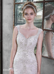 Melissa by Maggie Sottero Ivory Over Light Gold/Pewter Accent detail