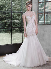 Melissa by Maggie Sottero Ivory Over Light Gold/Pewter Accent front