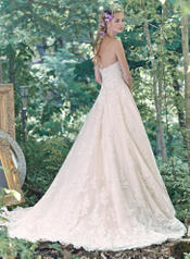 Sarah-6MN198 Ivory Over Pearl Rose/Pewter Accent back