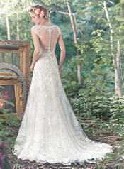 Tami-6MN277 Ivory Over Champagne/Pewter Accent back