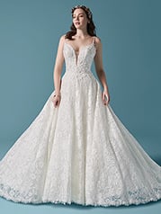 20MS605 Ivory (gown With Nude Illusion) (pictured) front