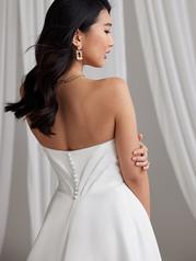 23MB625A02 Ivory Gown With Natural Illusion back