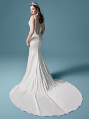 20MW707 Ivory (gown With Nude Illusion) (pictured) back