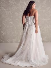 24MS200A01 Ivory Over Soft Blush Gown With Natural Illusion back