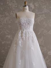 24MS200A01 All Ivory Gown With Ivory Illusion front