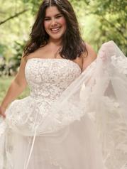 24MS200A01 Ivory Over Soft Blush Gown With Natural Illusion detail