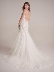 22MC925 Ivory Over Mocha Gown With Natural Illusion back