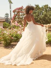 22MT536 All Ivory Gown With Ivory Illusion back