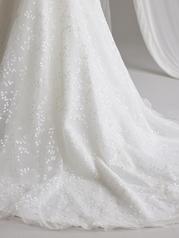 23MS720 Ivory Gown With Natural Illusion detail