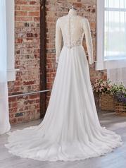 22MC553 Ivory Gown With Natural Illusion back