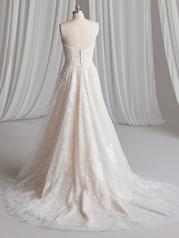 23MS683 Ivory Over Blush Gown With Natural Illusion back