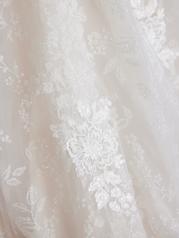 23MS683 Ivory Over Blush Gown With Natural Illusion detail