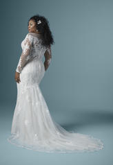 20MS243AC Ivory gown with Nude Illusion back