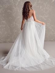 24MB243A01 Ivory Gown With Natural Illusion back
