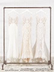 20MS313 Ivory Gown With Nude Illusion multiple