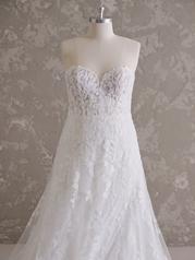 24MS185A01 All Ivory Gown With Ivory Illusion front