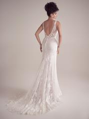 22MK931 Ivory Over Misty Mauve Gown With Ivory Illusion back