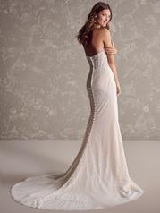 23MB724B01 Ivory Over Blush Gown With Natural Illusion back